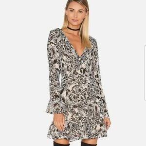 For Love and Lemons Gracie Dress Mini Ruffle Floral